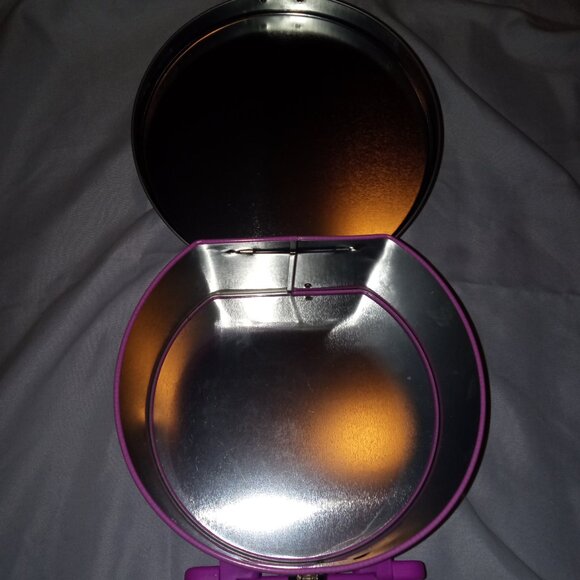 The Tin Box Co LalaLoopsy Collectible Round Lunch Tin – Pink & Blue Polka Dot - Picture 3 of 5